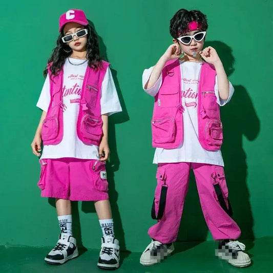 Kids Jazz Dance Costume Set Tailored Cotton Comfort - ToylandEU™