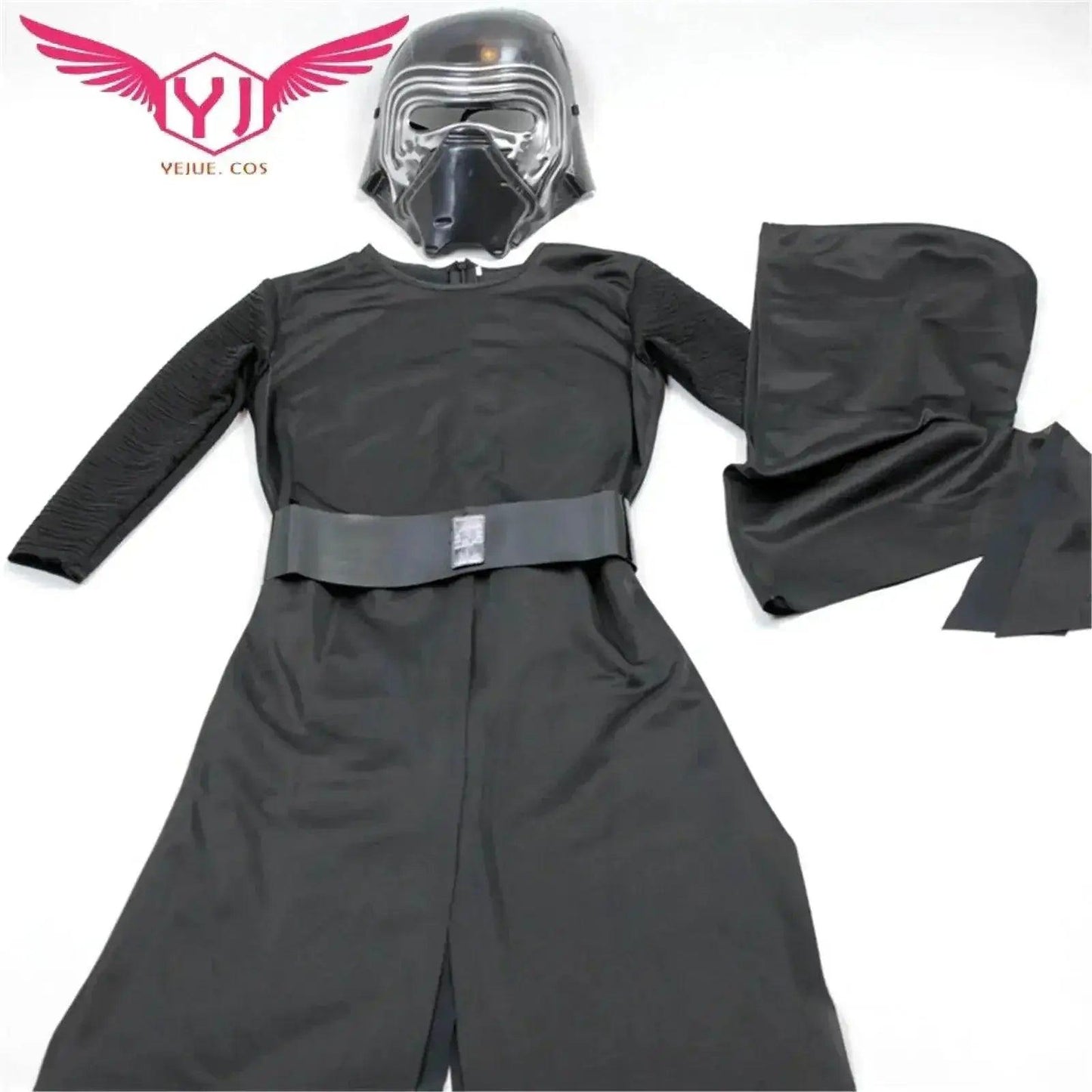 Kids Kylo Ren Costume Set - Jedi Costume & Mask for Halloween Fun - ToylandEU™