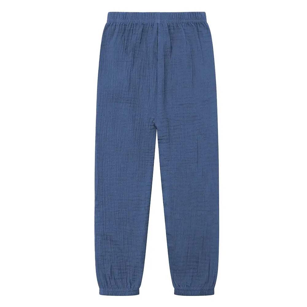 Kids Linen Pants Breathable Anti Mosquito Elastic Waist - ToylandEU™