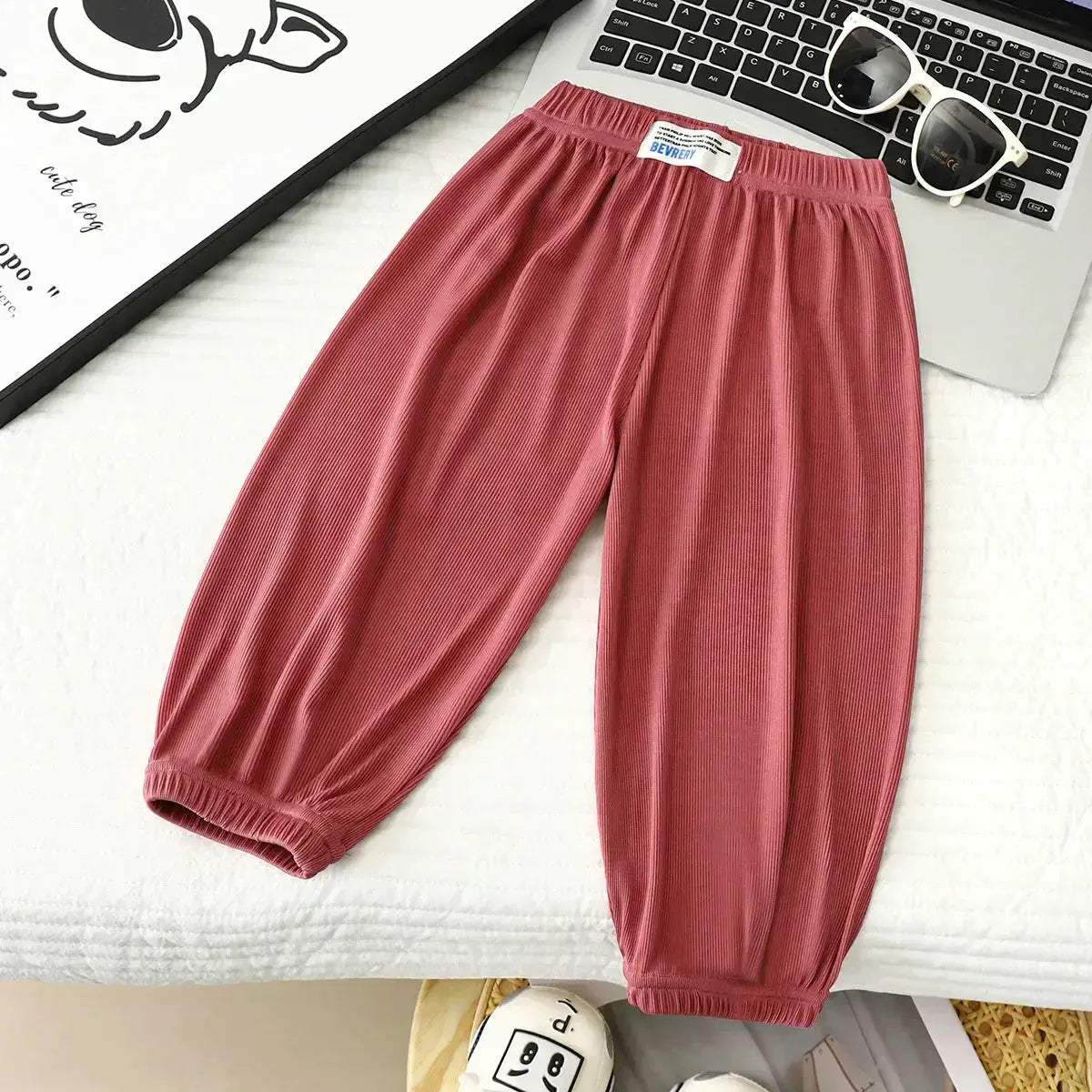 Kids Mosquito Proof Summer Pants With Elastic Waist - ToylandEU