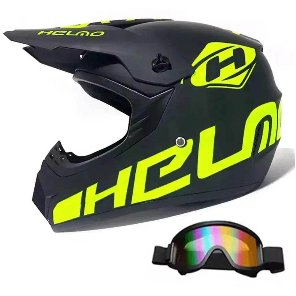 Kids Motocross Helmet Full Face Safety For Off Road Adventures - ToylandEU