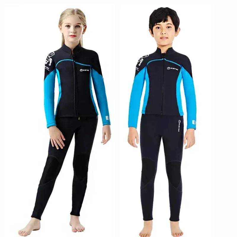 Kids Neoprene Wetsuit 2.5mm Keeps Warm For Swimming And Surfing - ToylandEU