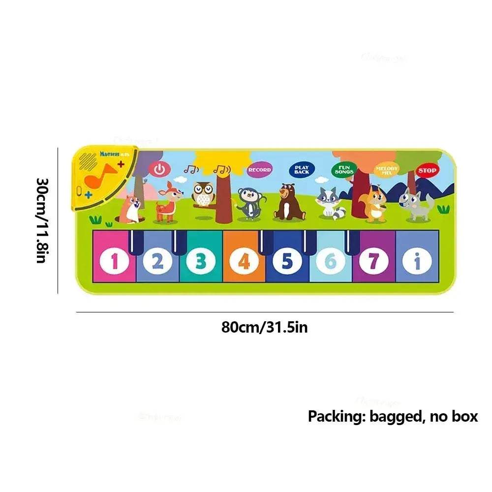 Kids Piano Mat Floor Keyboard Dance Rug For Musical Fun - ToylandEU