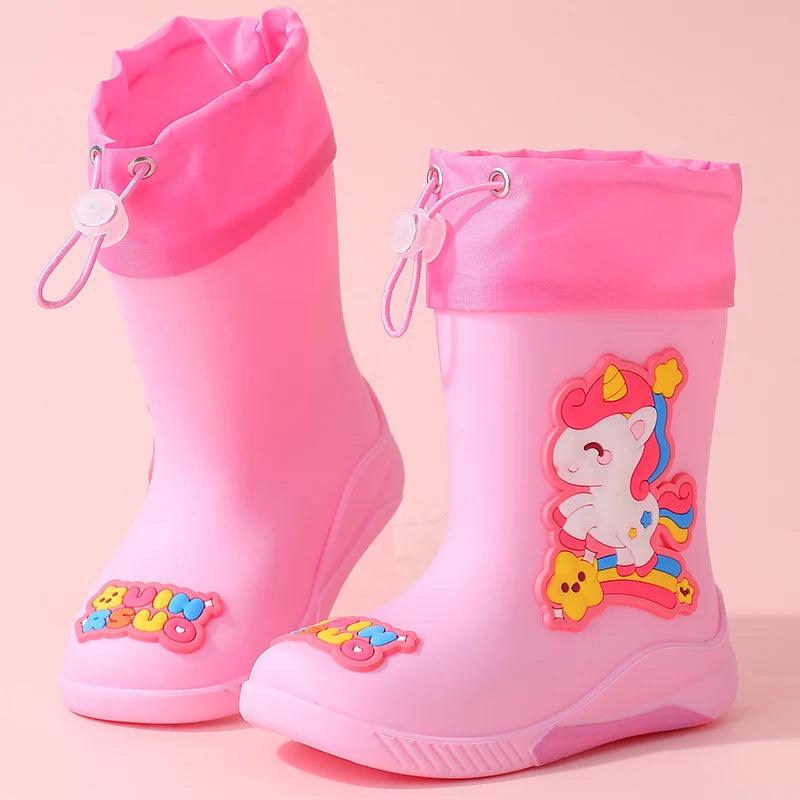 Kids Rain Boots Waterproof Non Slip | 7 To 13 Years | Toylandeu