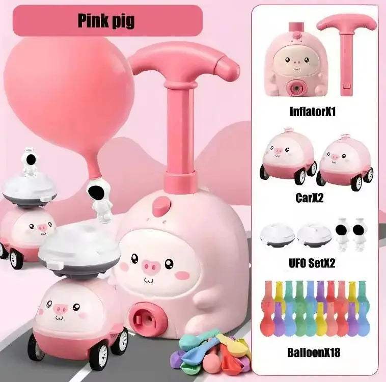 Kids Rocket Balloon Launcher Toy Educational Inertial Air Power - ToylandEU