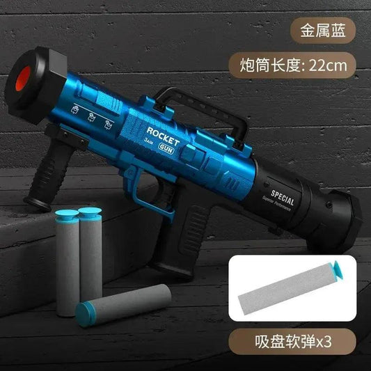 Kids Rocket Launcher Toy Gun Soft Bullets - ToylandEU™