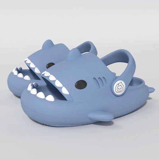 Kids Sandals | Cartoon Shark Design | Toylandeu™