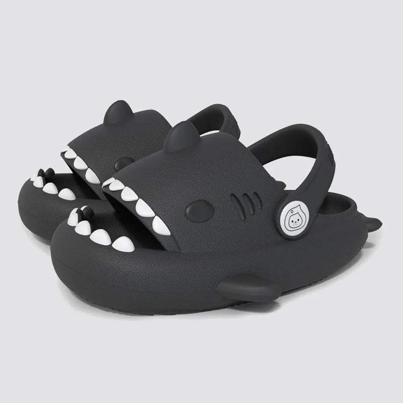 Kids Sandals | Cartoon Shark Design | Toylandeu™