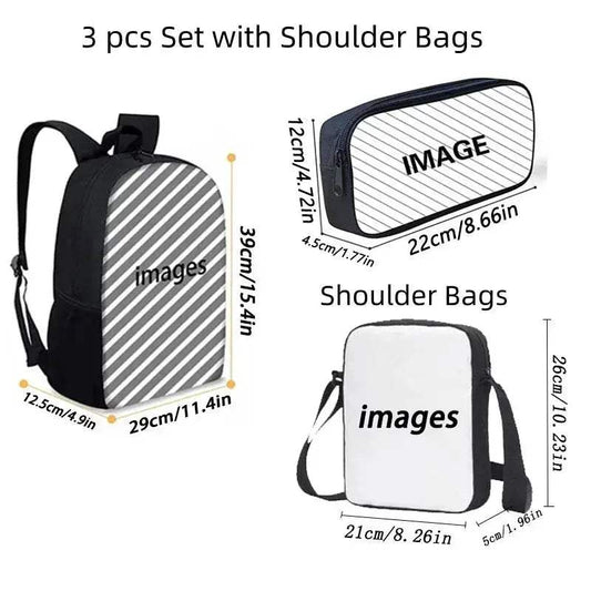 Kids School Backpack Set With Pen Case And Shoulder Bag - ToylandEU™