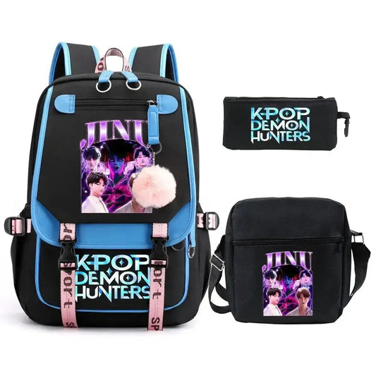 Kids School Backpack Three Piece Set With Pencil Case - ToylandEU™