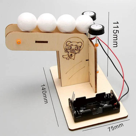 Kids Science Toys DIY STEM Learning Kit with Pitching Machine Model Educational Aids - ToylandEU