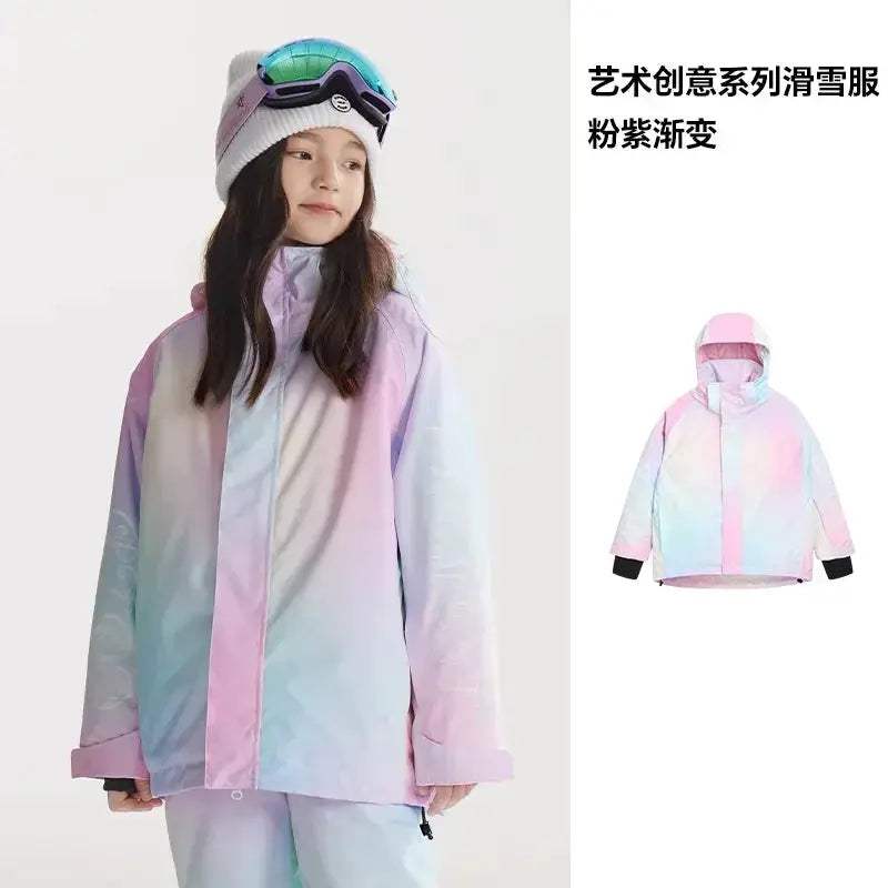 Kids Ski Jacket Windproof Embossed Texture Boys - ToylandEU™
