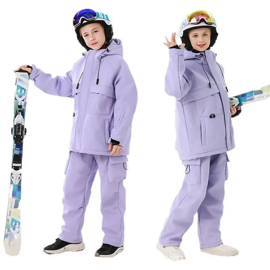 Kids Ski Suit Set Waterproof Warm Windproof Insulated Winter - ToylandEU