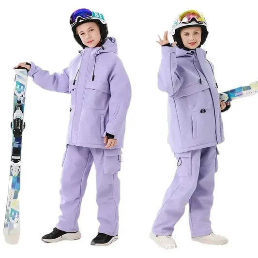 Kids Ski Suit Set Waterproof Insulated For Winter - ToylandEU™