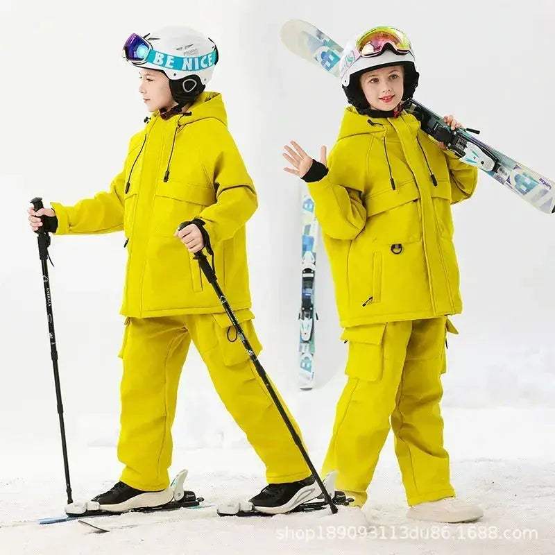 Kids Ski Suit Set Waterproof Warm Windproof Insulated Winter - ToylandEU
