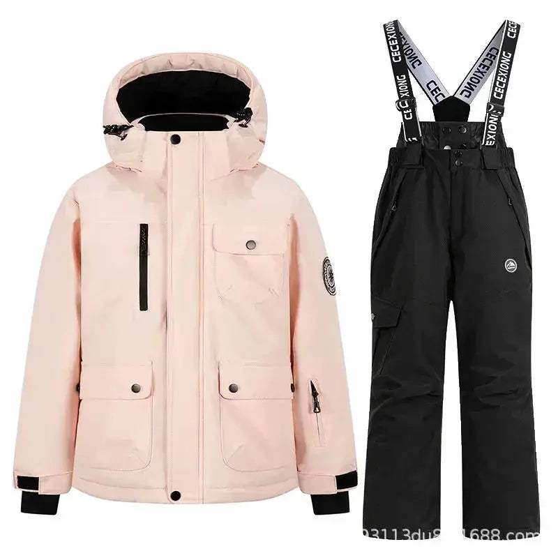 Kids Ski Suit Set Waterproof Warm Winter Snow Gear - ToylandEU