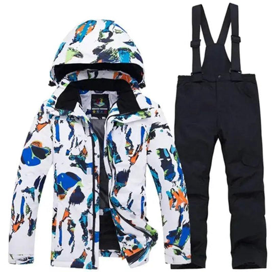 Kids Snow Suit Waterproof Windproof Winter Ski Outfit - ToylandEU™
