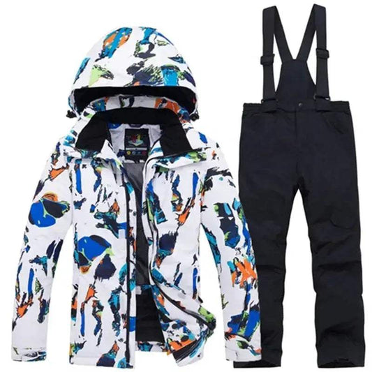 Kids Snow Suit Waterproof Windproof Winter Ski Outfit - ToylandEU™
