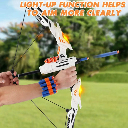 Kids Soft Dart Archery Set With Led Lights For Indoor Play - ToylandEU™