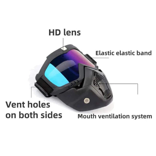 Kids Tactical Face Mask For Airsoft And Paintball Safety - ToylandEU