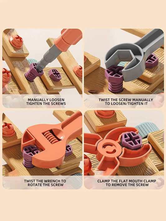 Kids Tool Set STEM Toy Drill Included For Nut Assembly - ToylandEU™