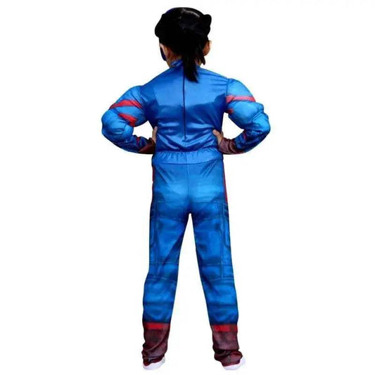 Kids Ultimate Captain America Cosplay Costume with Shield & Mask for Halloween (Size S-XL) - ToylandEU