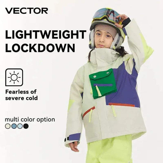Kids Waterproof Snow Jacket Hooded Thermal Warmth - ToylandEU™