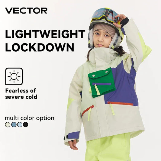 Kids Waterproof Snow Jacket With Hooded Thermal Warmth - ToylandEU
