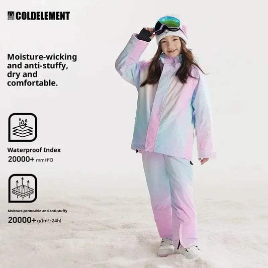 Kids Winter Ski Suit Set Warm and Durable Snow Gear - ToylandEU™