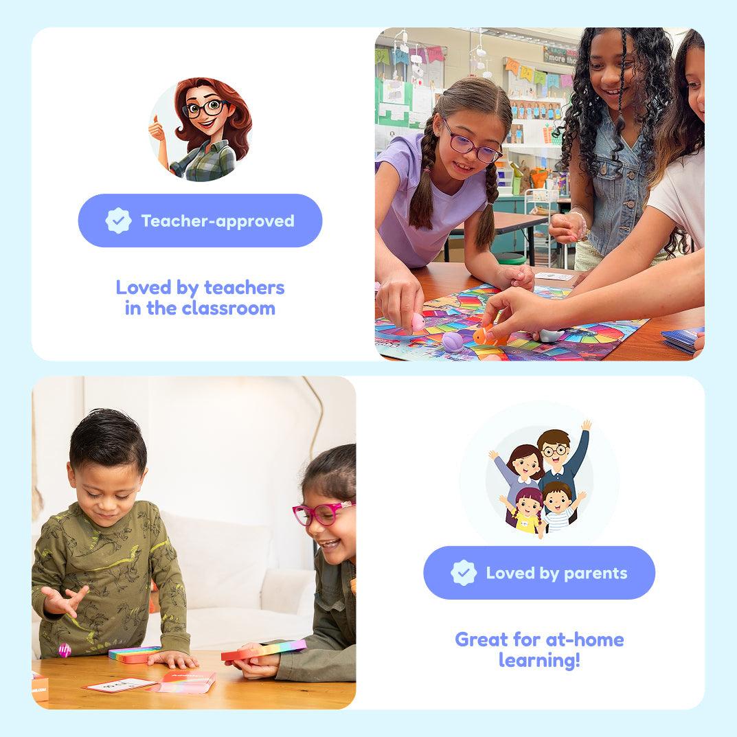 Kindergarten Learning Bundle | Hands On Reading Math Phonics Sight Word Cards