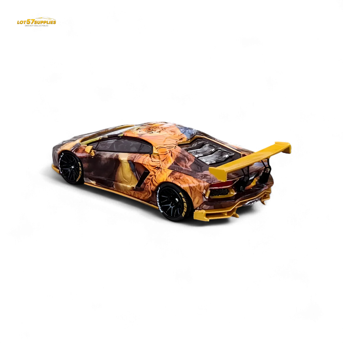 King Model Lamborghini Aventador LP700-4 LB 1.0 Tiger Racing Sports 1:64 - ToylandEU