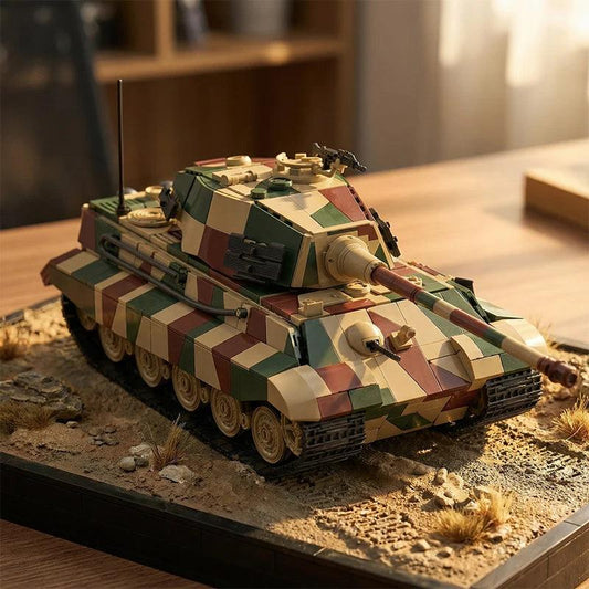 King Tiger Tank | 1780 Pcs Lego Compatible | Toylandeu™
