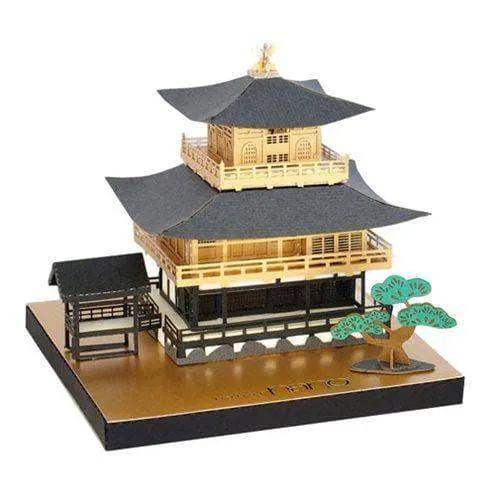 Kinkakuji Temple Papercraft Nano Model Kit Laser Cut Details - ToylandEU