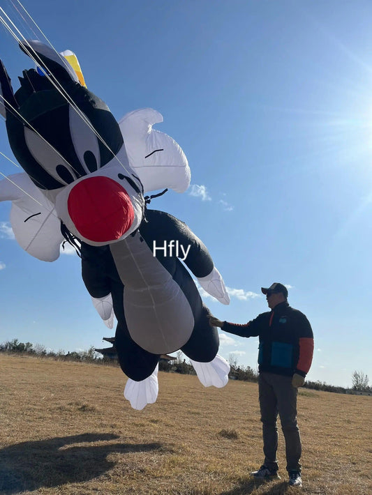 Kite | 5m Long Cartoon Cat Design | Toylandeu™