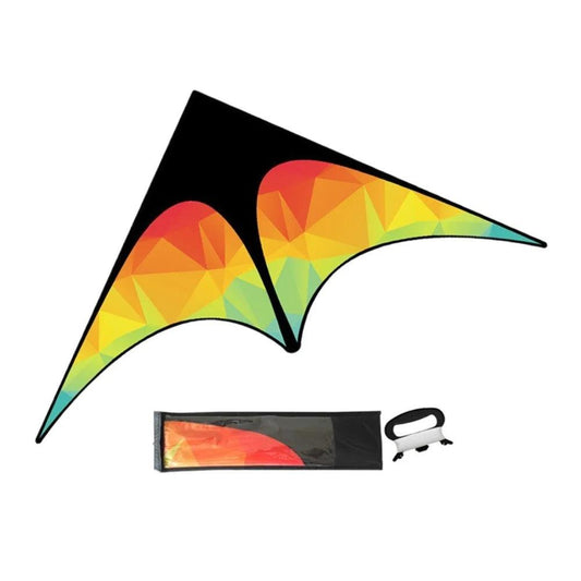 Kite Delta Double Tailed Colorful 50m Line Toylandeu™