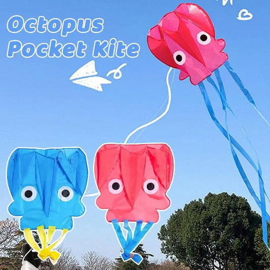 Kite | Octopus Shape 100 Inch Handle Line | Toylandeu™