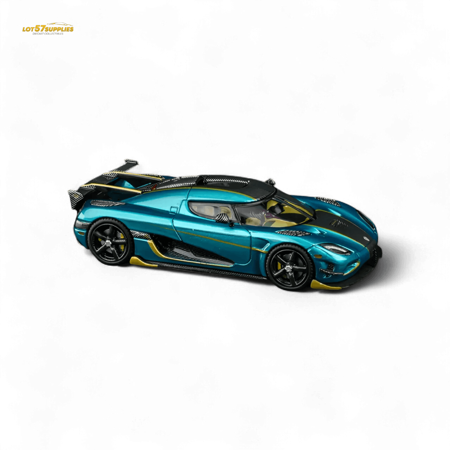 Koenigsegg Agera RS Diecast Model Peacock Blue Elite - ToylandEU™