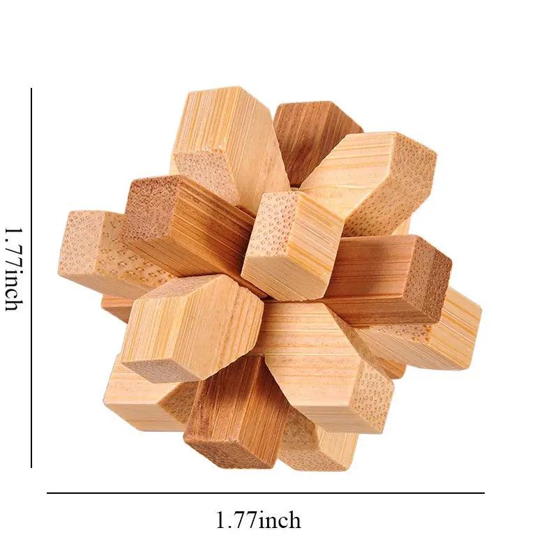 Kong Ming Lock Educational Wooden Puzzle For Kids - ToylandEU™