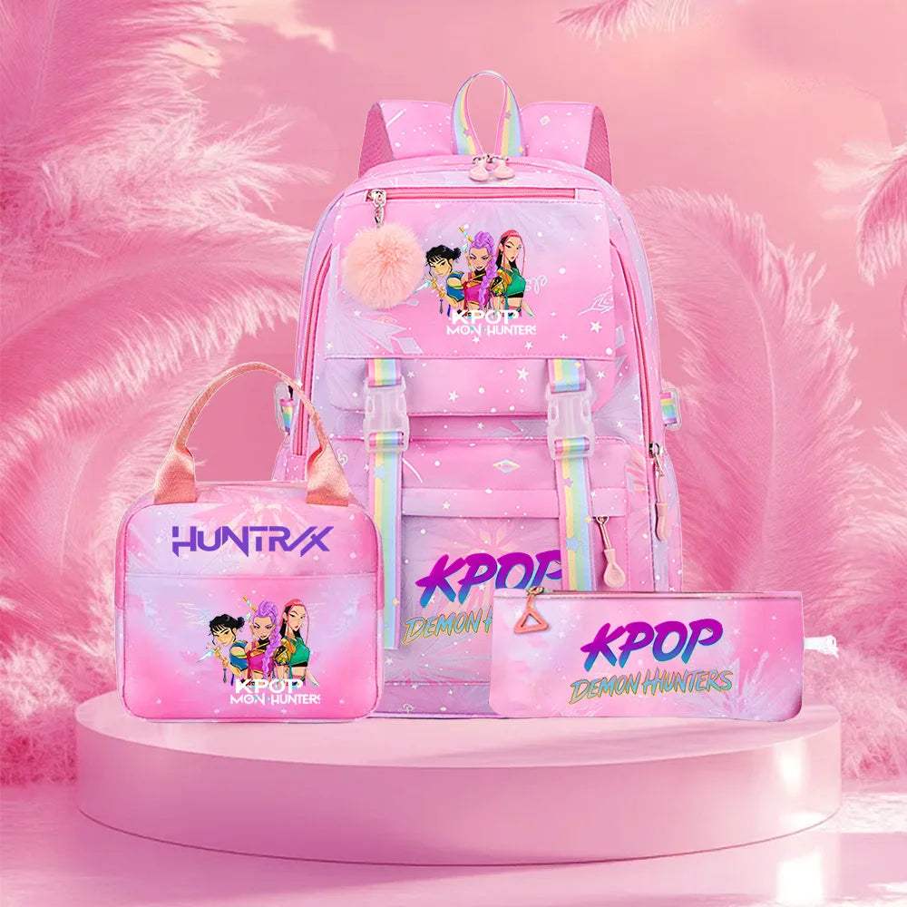 Kpop Demon Hunters Backpack | 25 Liter Air Cushion | Toylandeu™