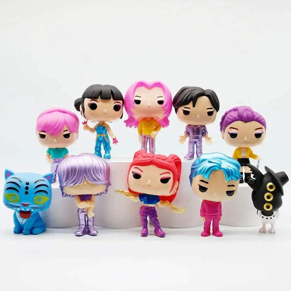 Kpop Demon Hunters PVC Figure Set For Desk Decor Collection - ToylandEU