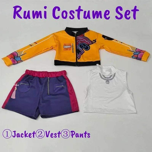 Kpop Demon Hunters Rumi Cosplay Costume Stage Ready For Girls - ToylandEU