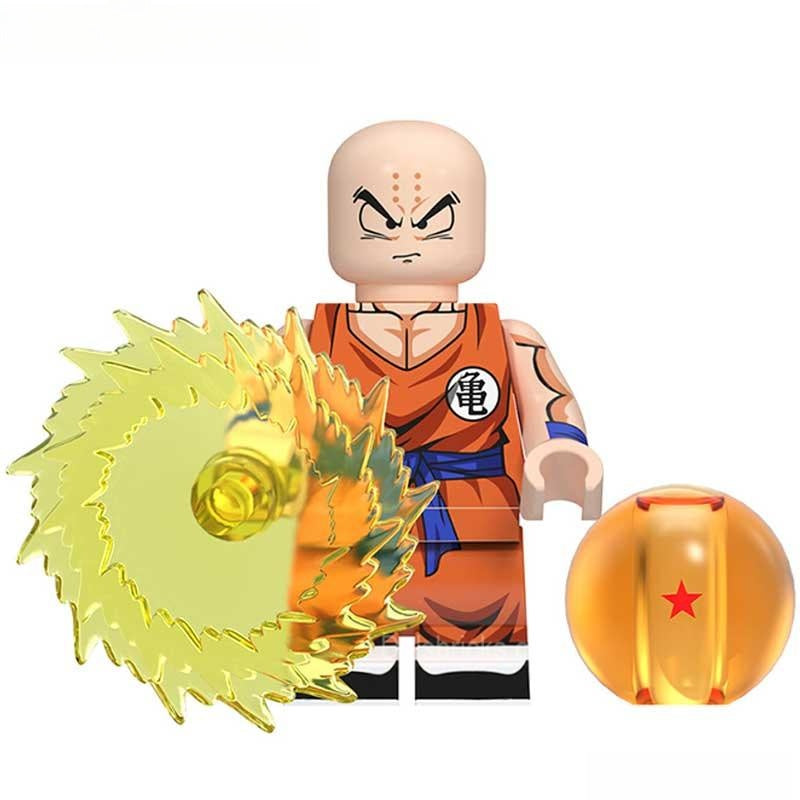 Krillin Minifigure | Dragon Ball Z Compatible | Toylandeu™