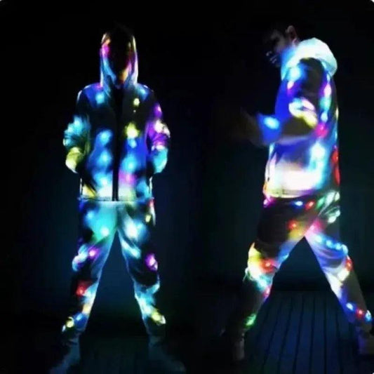 LED Light Up Jacket Waterproof Glow For Rave Events - ToylandEU™