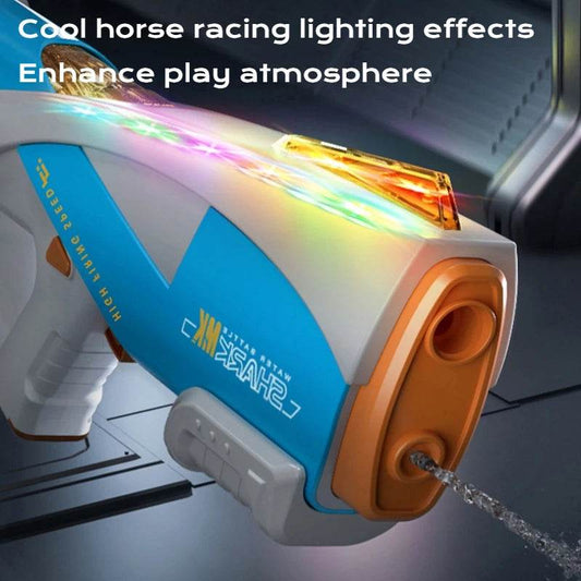 LED Marquee Electric Water Gun for Kids Full Automatic High Power Absorb Water Summer Outdoor Pool Toy - ToylandEU