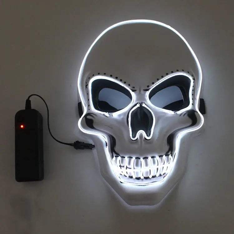 LED Skull Mask Cold Light for Halloween Cosplay - ToylandEU™