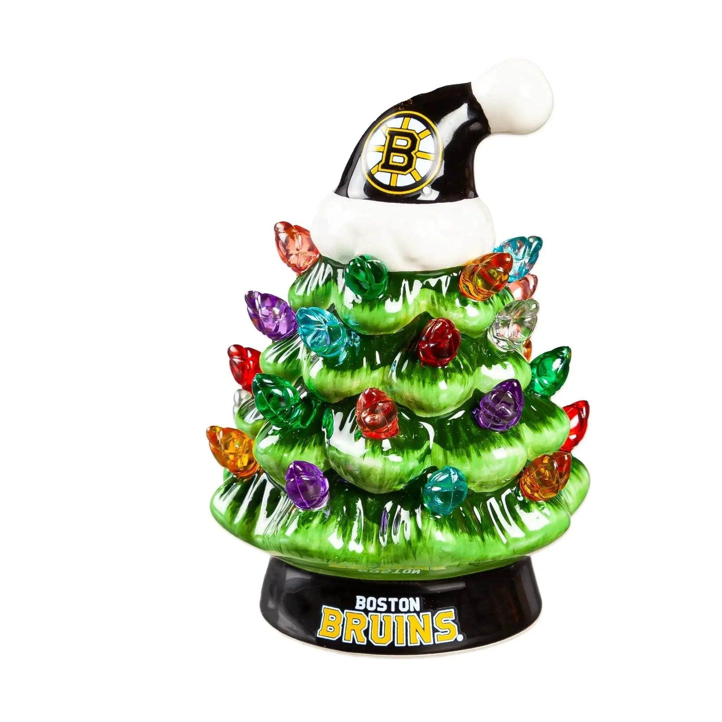 Boston Bruins LED Christmas Tree Tabletop Decor 4 Inch - ToylandEU™