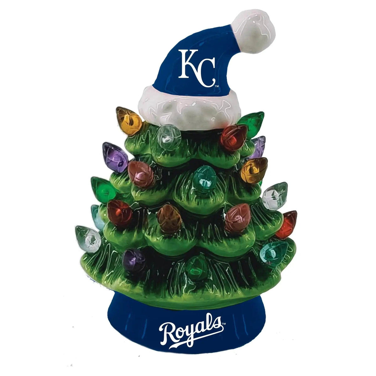 Kansas City Royals LED Christmas Tree 4 Inch Tabletop - ToylandEU™