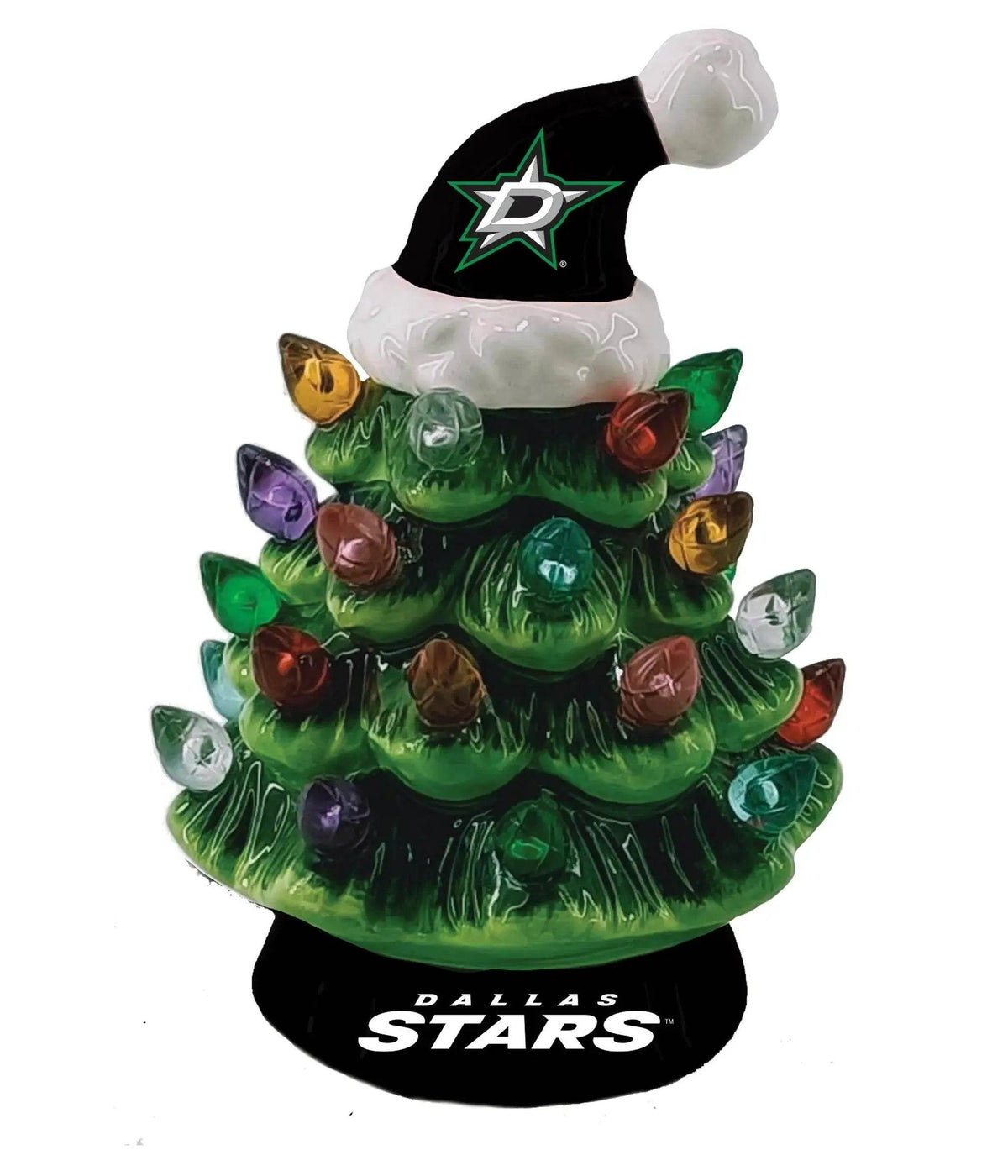 Dallas Stars 4 Inch LED Christmas Tree Tabletop Display - ToylandEU™