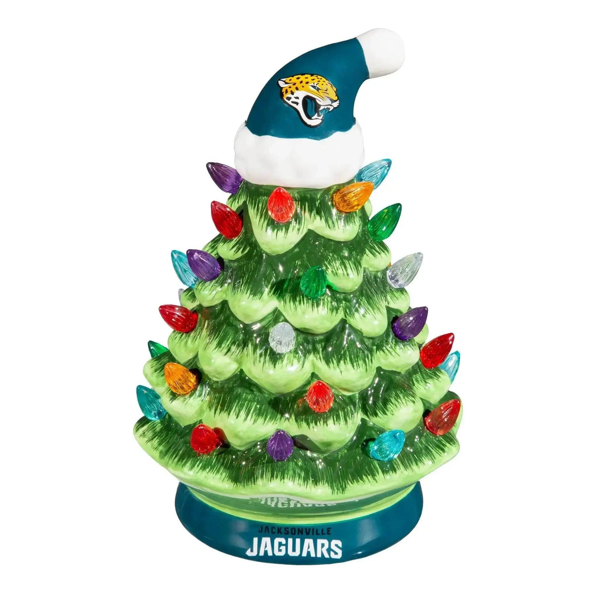 Jacksonville Jaguars 4 Inch LED Christmas Tree Tabletop - ToylandEU™