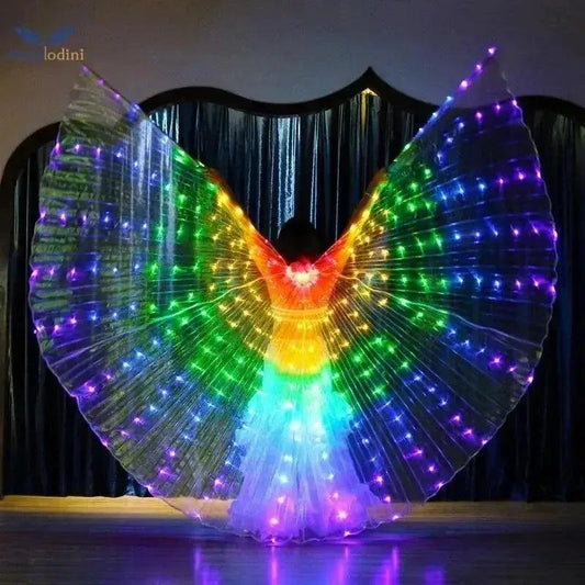 LED Wings Cloak For Performances Luminous Glow - ToylandEU™